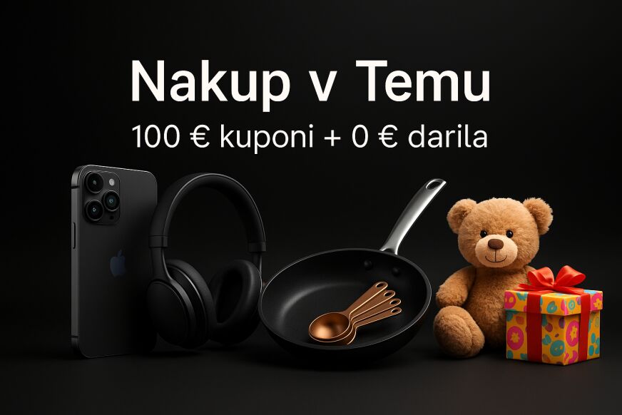Nakup v Temu – kuponi in darila
